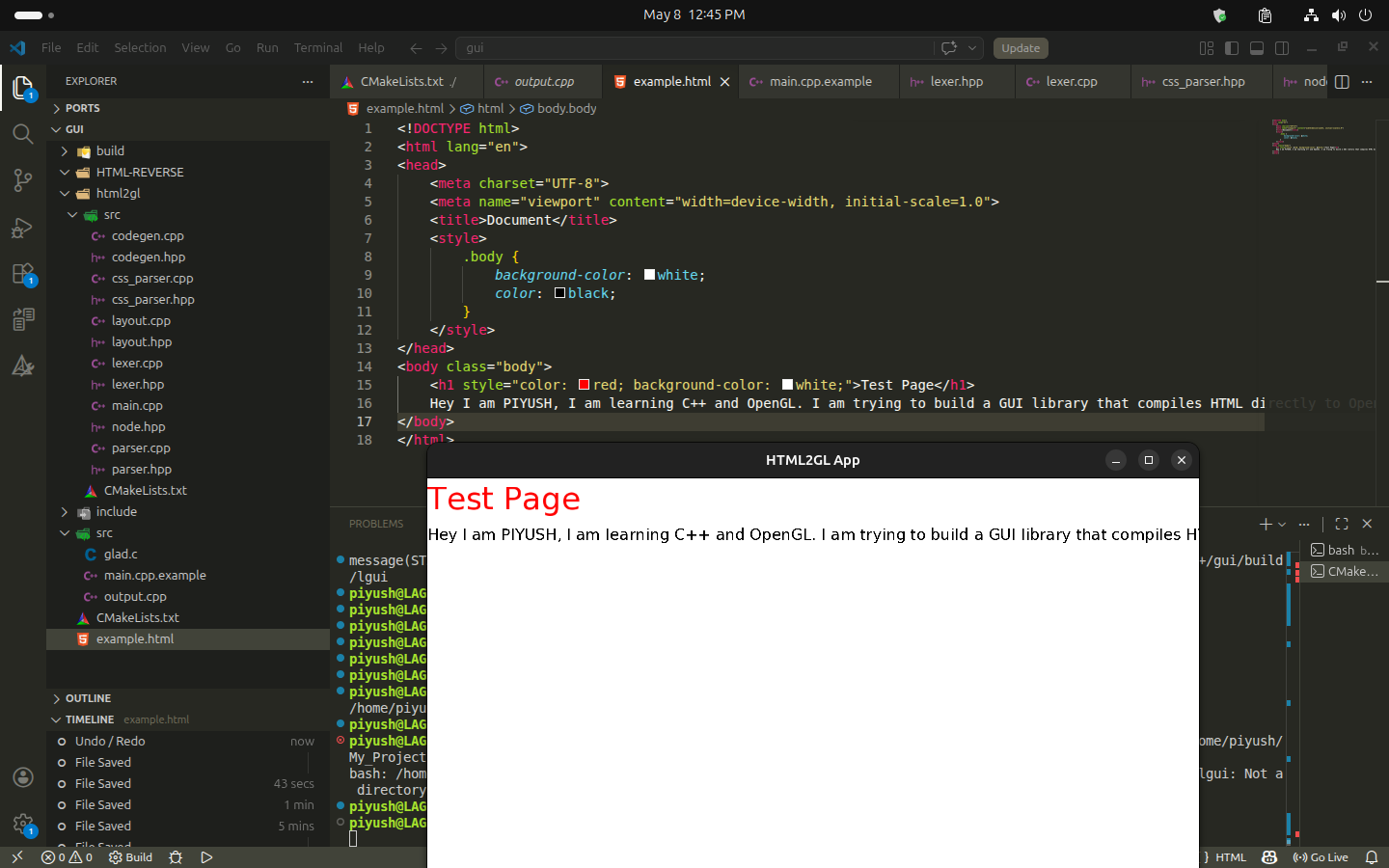 2026-05-08 — Body CSS class styling test