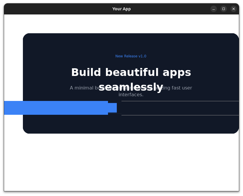 2026-05-24 — Button row tearing bug
